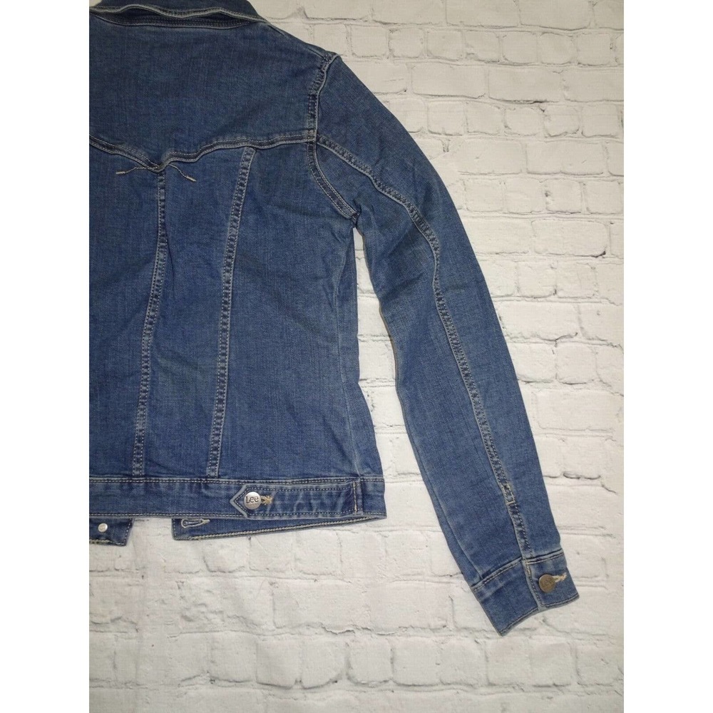 Riders by Lee Indigo Women's Denim Jacket, Weathered, X-Small - Picture 4 of 9